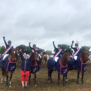 Area 25 win the British Showjumping National Team Jumping Championship